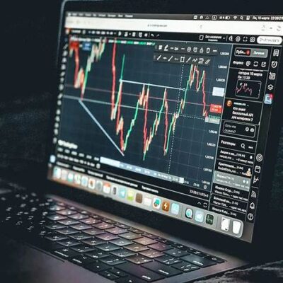 Market chart on laptop symbolizing the 2026 market outlook