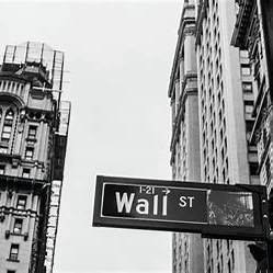 Wall Street sign representing market outlook and economic trends